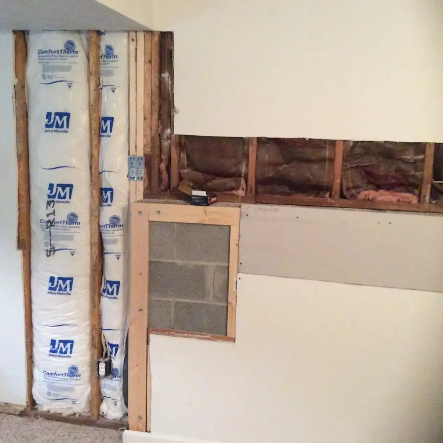 Wall insulation replacement during Contents Cleaning & Restoration in Puyallup